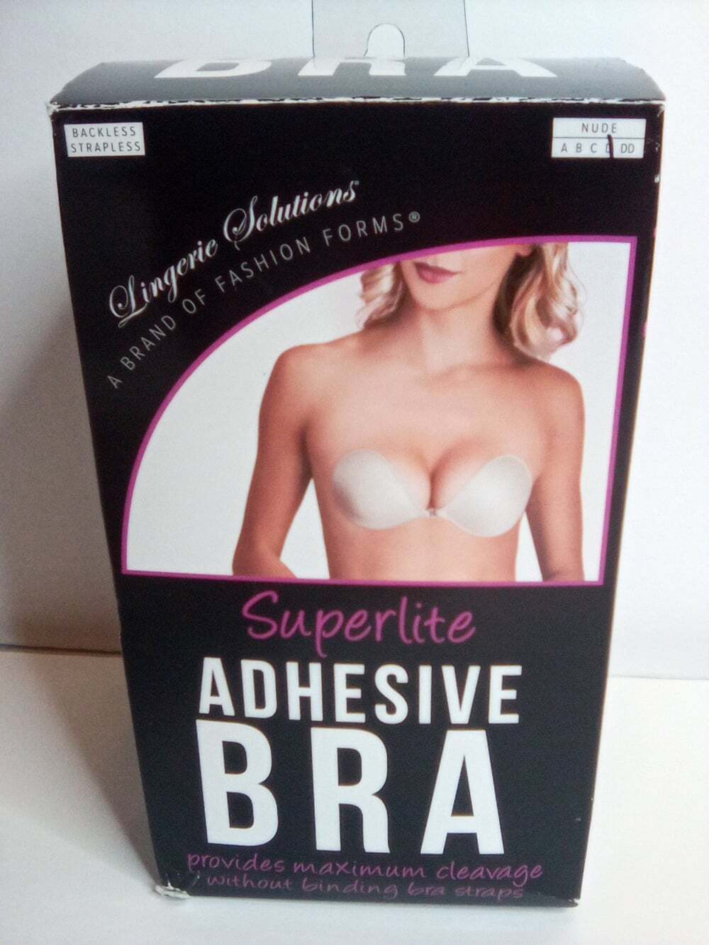 Fashion Forms Superlite Adhesive Strapless Backless Bra - D Cup, Nude